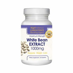 Ultimate 100% White Kidney Bean Extract 1000mg Weight Loss Caps Free Ship