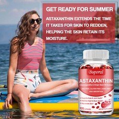 Astaxanthin 24mg – Heart and Cardiovascular Health, Support Antioxidant Activity