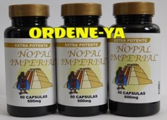 3 NOPAL IMPERIAL 180 CAPSULES Vital EXTRA POTENTE 100% ORIGINAL IMMUNE & NERVE