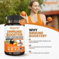 Immune Booster 240pcs, Promotes Energy Production,Enhances The Body’s Resistance