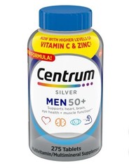 Centrum Silver Men 50+ Multivitamin, 275 Tablets