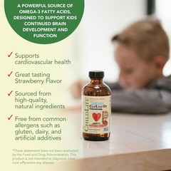 ChildLife Cod Liver Oil Natural Strawberry 8 fl. oz Each (Pack of 3)