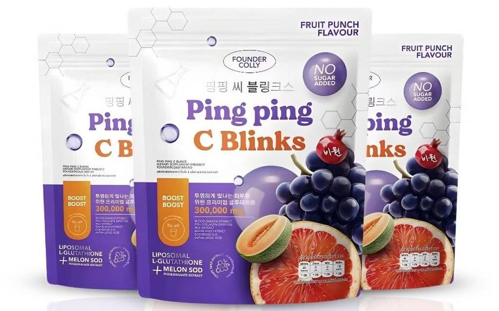 Ping Ping C Blinks + Gee Blinks + Fiber Powder Drink 30 Sachets