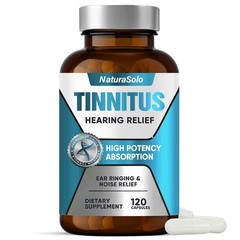 Natural Tinnitus Relief Capsules – Reduce Ringing Ears, Improve Sleep & Focus, 1