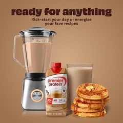 Premier Protein Shake Café Latte with Caffeine 30g Protein 11 fl oz 12 Pack FS.