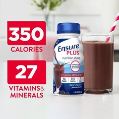 Ensure Plus DarkChocolate Nutrition Shake 8 fl oz – 24 Pack
