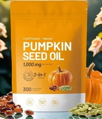 Pumpkin Seed Oil 1000mg Saw Palmetto 300 Softgels Prostate Support