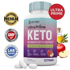 Ultra Prime Keto ACV Pills 1275 MG Stronger Than Gummies Keto Support 1 Bottle