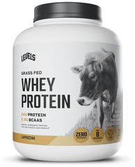 Levels Whey Protein Powder, Cappuccino, 5 lb, 24g Protein