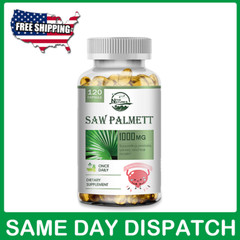 Full Spectrum Saw Palmetto, Supports Prostate Health, 1000 mg, 120 Capsules
