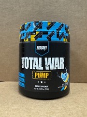 REDCON1 TOTAL WAR PUMP Stim Free Pre-Workout 30 Serv Free Ship SALE 2027 Expiry