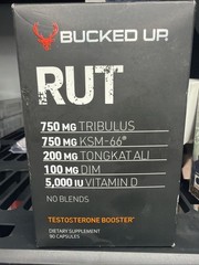 Bucked up Rut Testosterone Booster 90 Capsules EXP 05/2026!!!