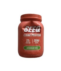SEEQ – Clear Whey Protein – Watermelon Wave – 22g Protein – Zero Sugar – 21.73oz