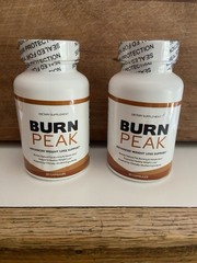 2 Burn Peak Advanced Weight Loss Support 60 Capsules Fat Burner Supplement