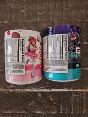 Gfuel Tub Lot of 2 Strawberry Girlfriend & Passion Palooza Brand New Sealed Fuel