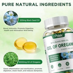 Oil of Oregano 120pcs – Antioxidant, Balances Intestinal Flora, Gut Health