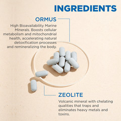 kIT SUPER FOOD⭐️ ORMUS+ZINC SUPPLEMENT+DETOX TABLETS-100%NATURAL W SEA MINERALS