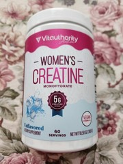 Vitauthority Women’s Micronized Creatine Monohydrate Powder ~ UNFLAVORED