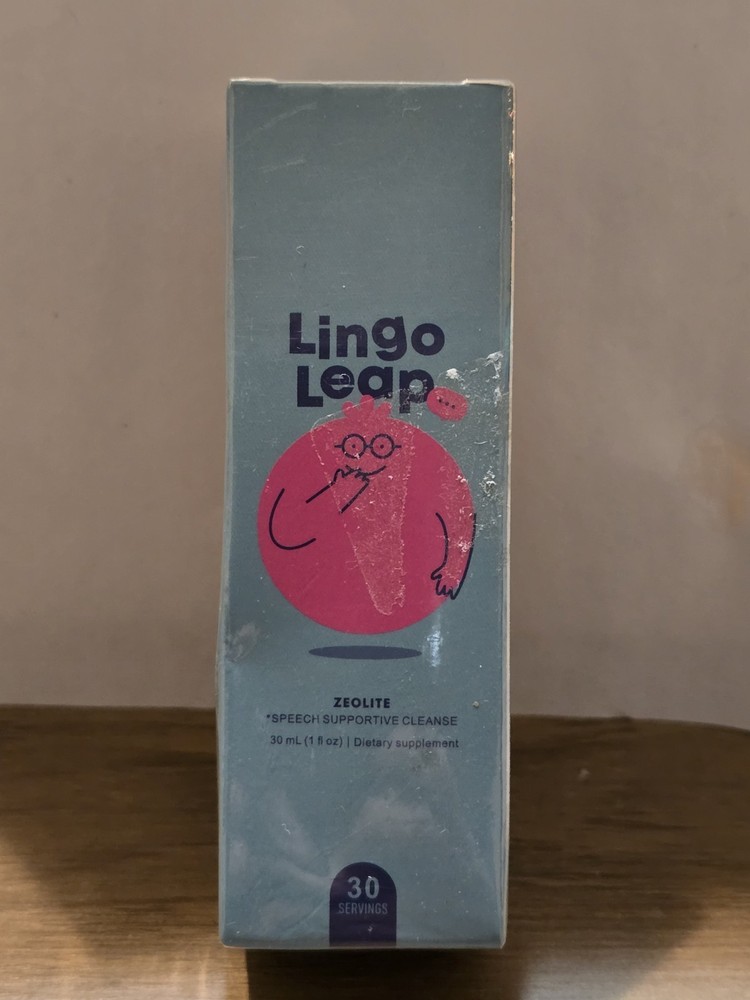 Lingo Leap Children’s Drops Zeolite Detox For Speech Delays 30 mL Exp. 03/2027
