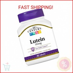 21st Century Lutein 10 mg Tablets, 60 Count
