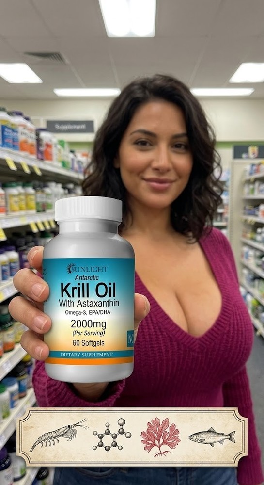 Krill Oil 2000mg, capsules high potency- best