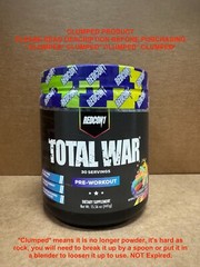CLUMPED REDCON1 TOTAL WAR Rainbow Candy Pre Workout 30 Serv Free Ship SALE