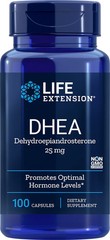 Life Extension DHEA 25 mg, 100 capsules
