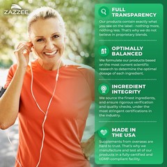Zazzee Organic Milk Thistle Extract 20,000 mg Strength, 200 Vegan Capsules