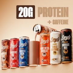 Spylt High Protein Milk – 6 Flavor Variety Pack with 132 Fl Oz (Pack of 1)