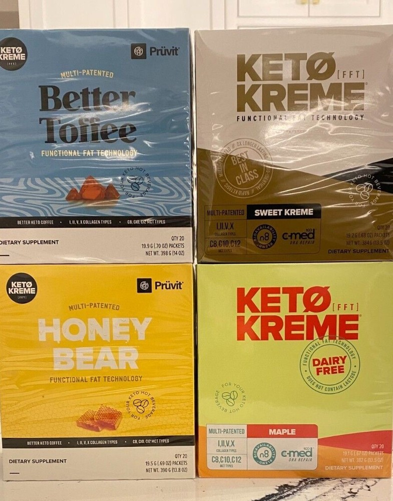 🔥 Pruvit Keto Coffee Kreme Ketones 3, 5, 7, 10, 20 pk YOU PICK Exp. 2025