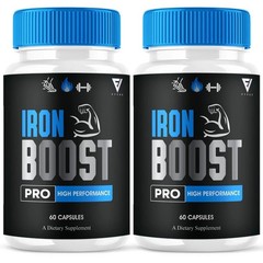 Iron Boost Pro High Performance Supplement, IronBoost ( 120 Capsules ) USA
