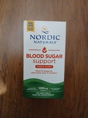 Nordic Naturals Omega Blood Sugar Support Fish Oil 896 mg 60ct Exp.02/2027