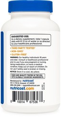 Nutricost N-Acetyl L-Cysteine (NAC) 600mg, 120 Vegan Capsules – Non-GMO