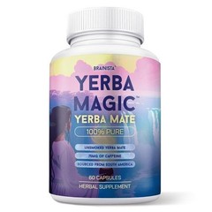 Yerba Magic Yerba Mate Capsules – 100% Pure Extract, High Potency Energy & Focus