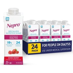 Nepro Nutrition Shake for People on Dialysis, 19g Protein, 420 Calories, Mixe…