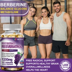 Resveratrol Maximum Strength Natural (2×60 CAPSULES) Anti – Aging Antioxidant US