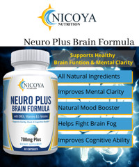 Neuro Brain & Focus 60ct, Healthy Memory Function, Clarity Nootropic Supplement