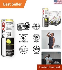 FITAID ZERO: Keto-Friendly 5 Cal Post-Workout Recovery Drink – Pack of 4