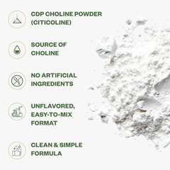 CDP Choline Powder 50g – Citicoline Supplement for Focus, Energy & Cognitive Boo