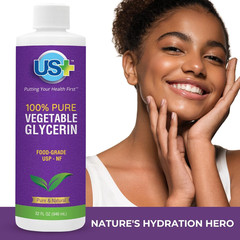 32Oz 100% Pure Vegetable Glycerin – Pharmaceutical & Food Grade (USP) – All-Natu