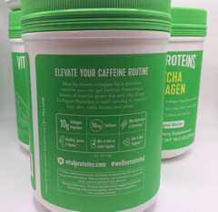 Vital Proteins Collagen Peptides Matcha Original, 10.5oz, 05/2026🎈PACK OF 4🎈