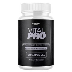VitalPro Men Daily Wellness Supplement Capsules Energy Strength 1 Pack 60Ct