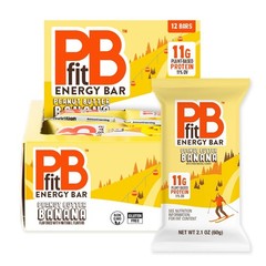Delicious Peanut Butter Banana Energy Bars – 11g Protein, 12 Bars, Guilt-Free
