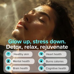 Detoxifying Sauna Blanket with Adjustable Settings for Personalized Experience
