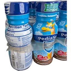 New PediaSure Grow & Gain with Immune Support, 7g Protein Vanilla, 8 oz Bottles