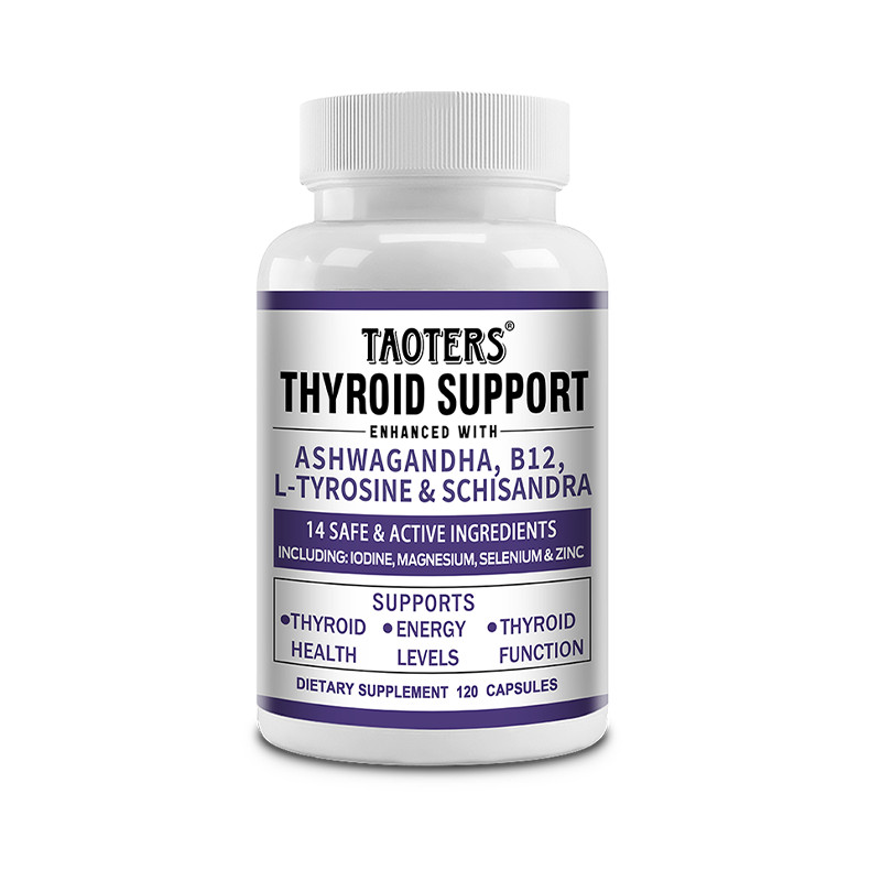 Thyroid Support With Iodine Boost Energy Metabolism Weight Loss 120 Capsules