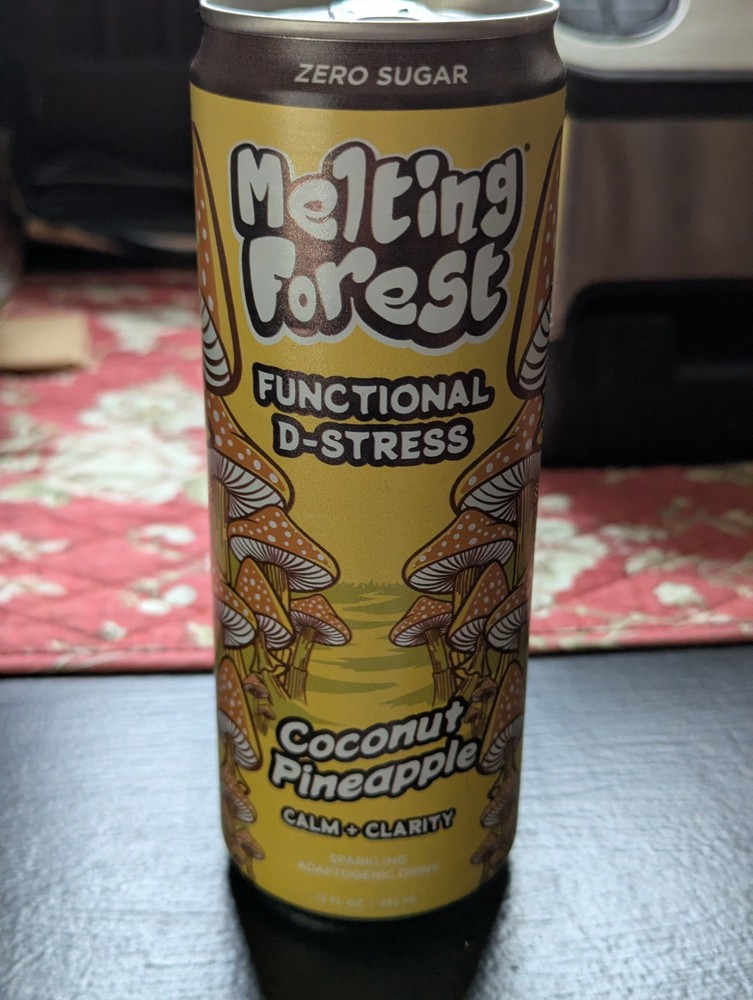 Melting Forest Coconut 🥥 Pineapple 🍍 Carbonated Mushroom Drink