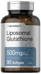 Liposomal Glutathione 500mg | 90 Softgels | Non-GMO & Gluten Free | by Horbaach