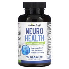 2 X Natures Craft, Neuro Health, 90 Capsules-worldwide
