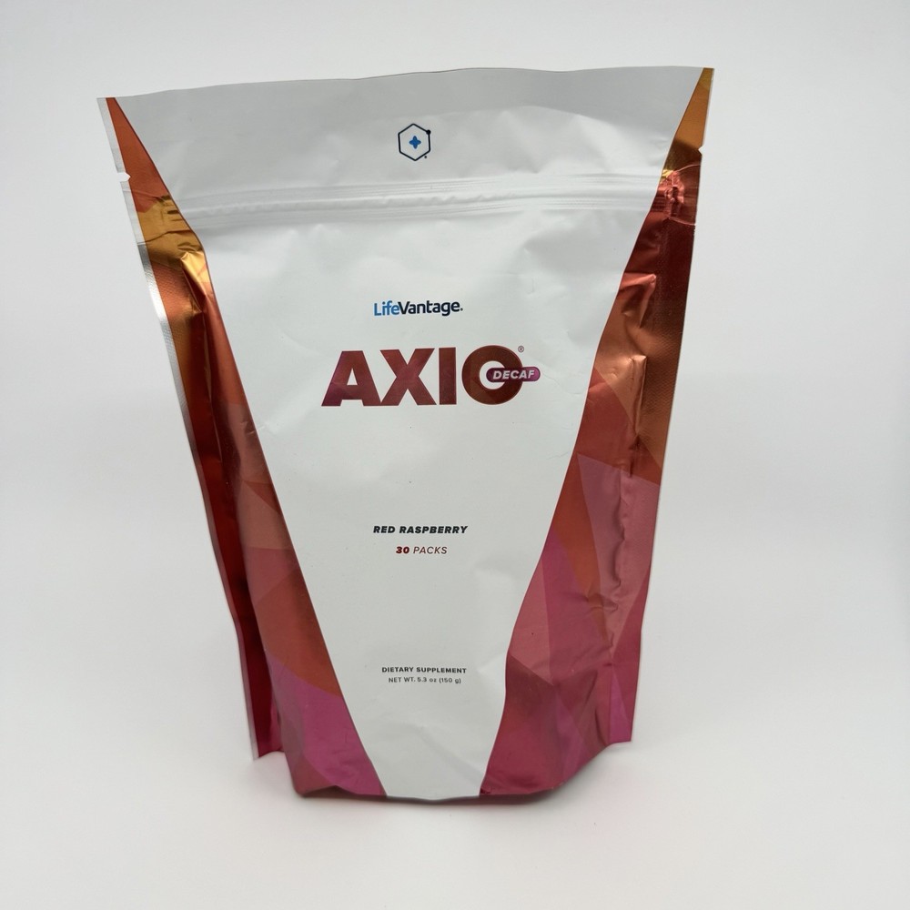 AXIO Energy Drink Red Raspberry 30 Packets Smart Energy Exp 4/2027 NEW